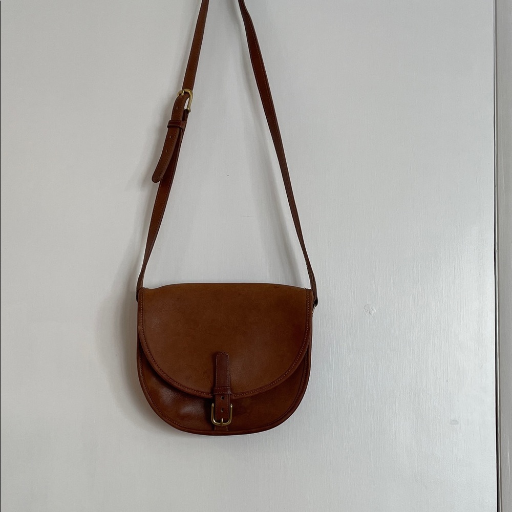 Coach Tan Leather Crossbody Bag